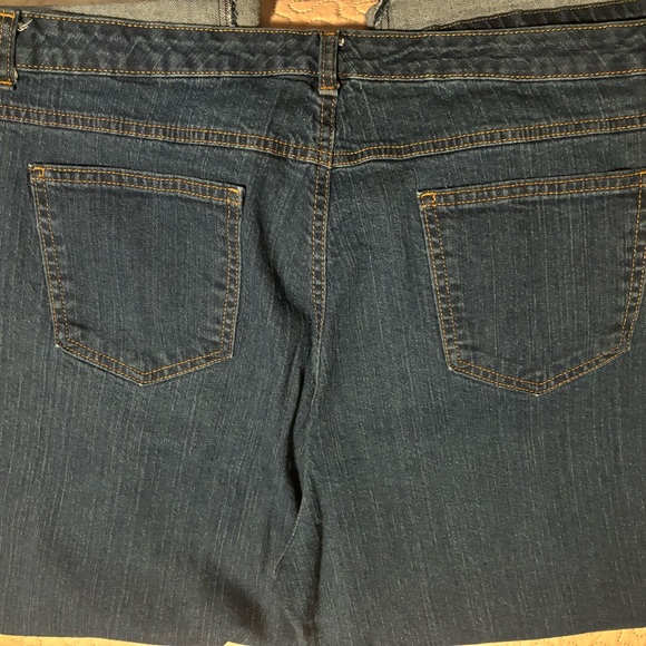 Kim Rogers Womens Jeans Straight Legs Size 22 Short Spandex Cotton - Picture 3 of 6